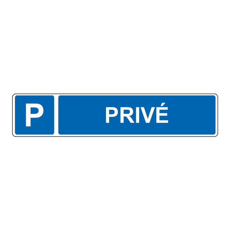 Panneau de signalisation Parking Privé en aluminium
