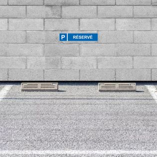 Panneau de signalisation pour parking · Parking réservé · Signalétique extérieure magasin ou entreprise