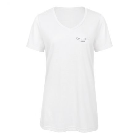 Customizable V-neck T-shirt for Women · Mother-Nightlight Model · Mom’s birthday gift