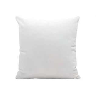 Personalized white cushion - Text and/or Photo | Square 40 x 40 cm