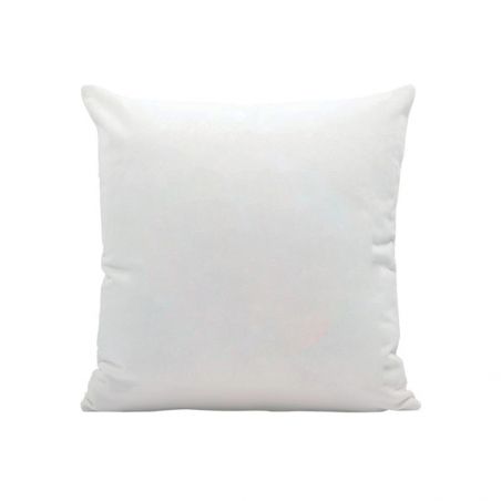 Coussin personnalisé blanc - Texte et/ou Photo | Carré 40 x 40 cm