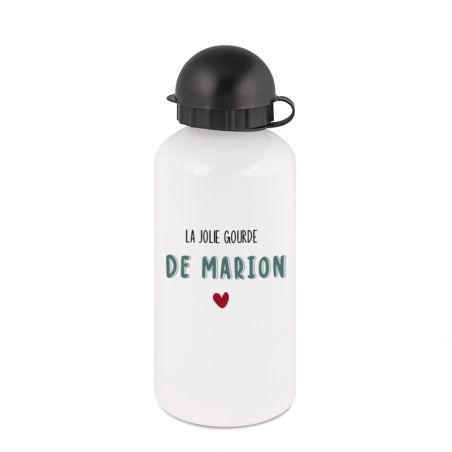 500 mL aluminum bottle customizable with Text and Photo · Small transportable insulated water bottle