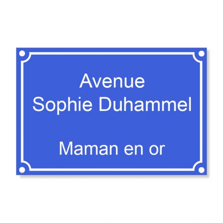 Plaque de Rue personnalisée | 20 x 30 cm