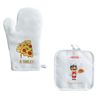 Kitchen Kit - Personalized cooking glove + Potholder