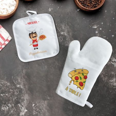 Kitchen Kit - Personalized cooking glove + Potholder