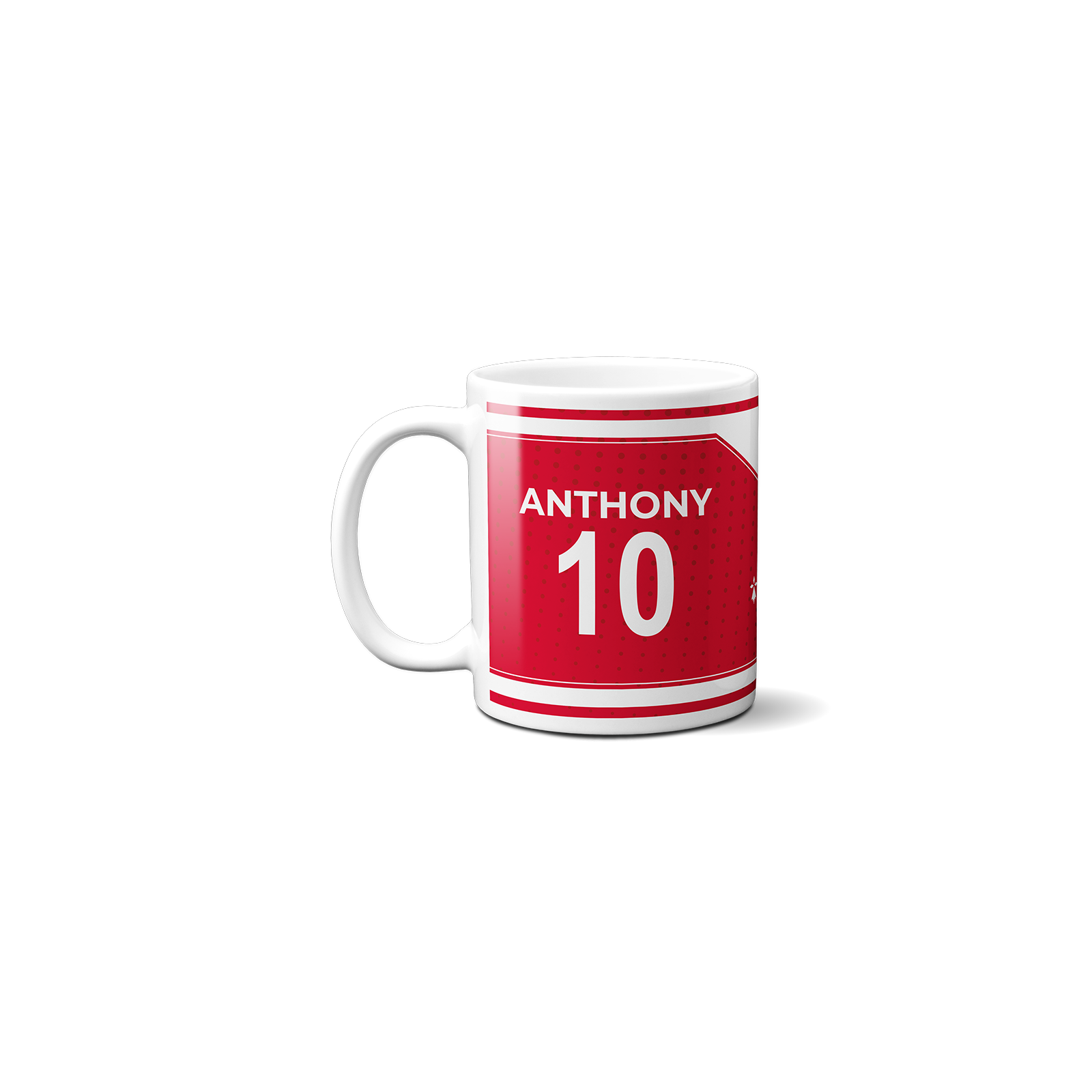 Customizable football club mug with first name and number · Football fan gift · Brest