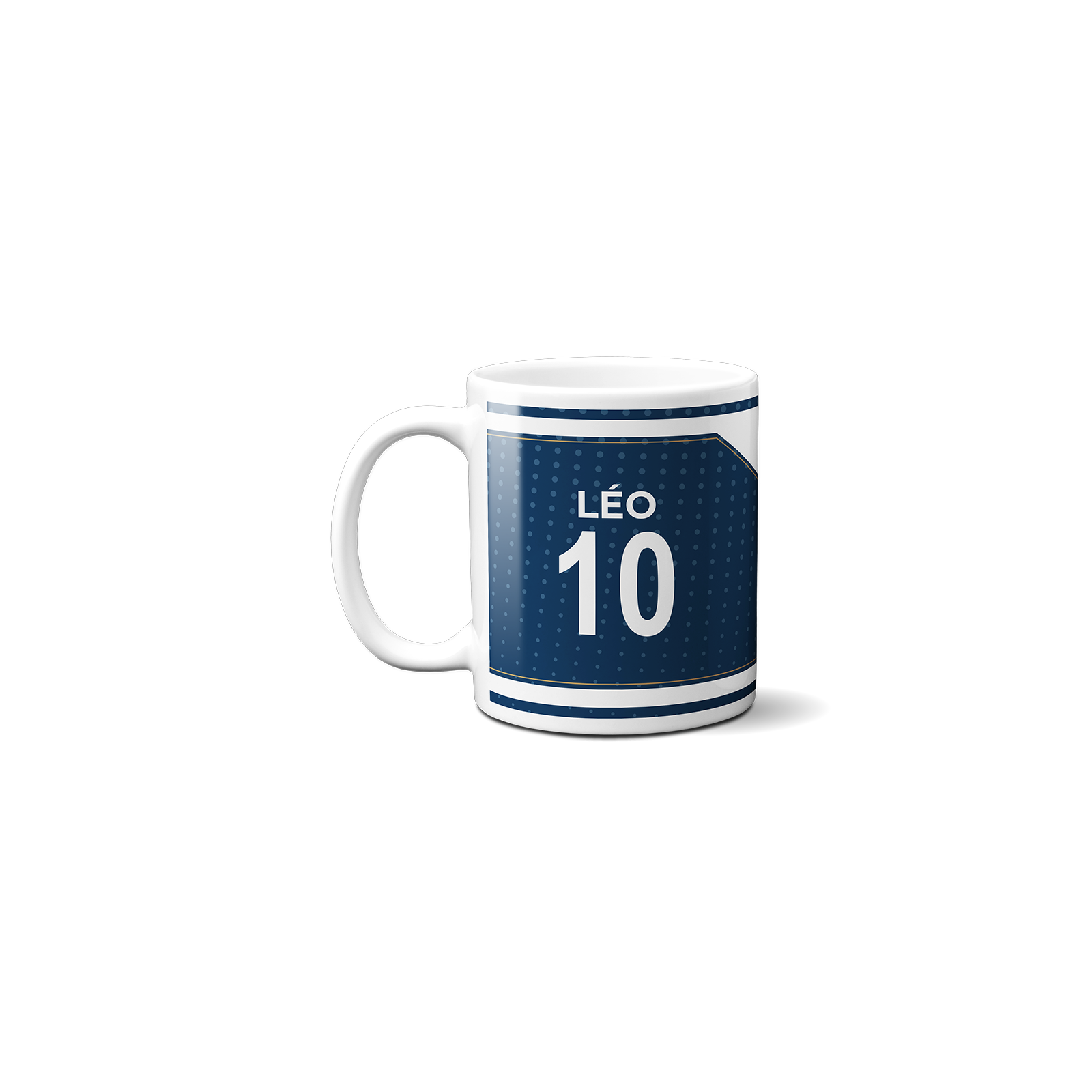 Mug club de football personnalisable avec prénom et numéro · Cadeau fan de foot · Le Havre