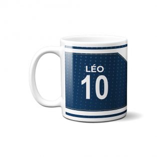 Customizable football club mug with first name and number · Football fan gift · Le Havre