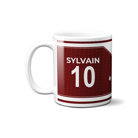 Customizable football club mug with first name and number · Football fan gift · Metz