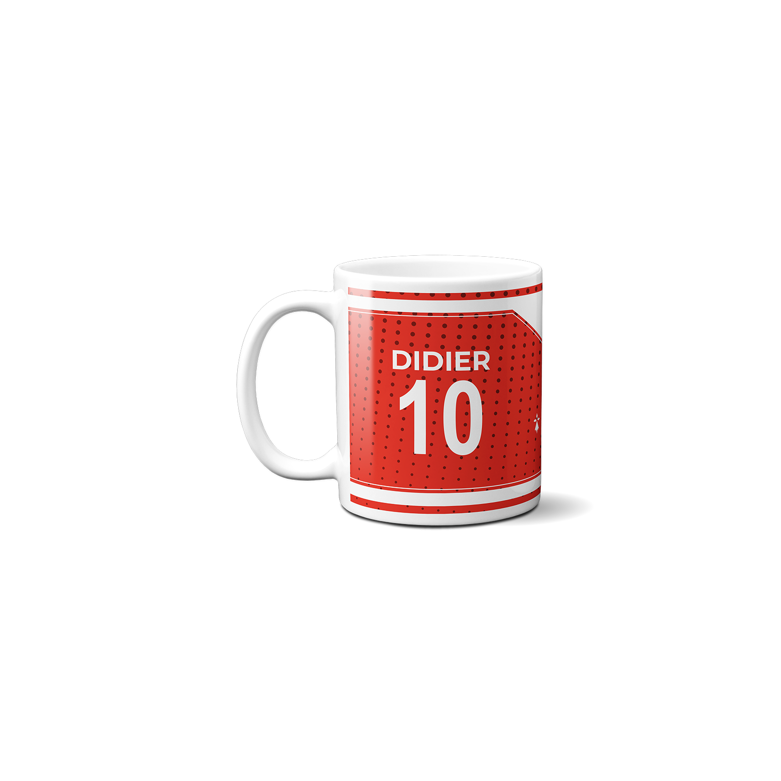 Customizable football club mug with first name and number · Football fan gift · Rennes