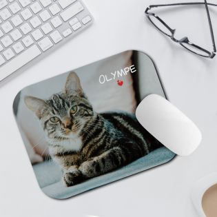 Tapis de souris brillant personnalisé