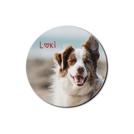 Personalized round mouse pad