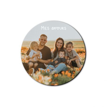 Personalized round mouse pad