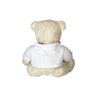 Peluche animal avec t-shirt personnalisable Texte et Photo · Cadeau naissance bébé · Ours cœur