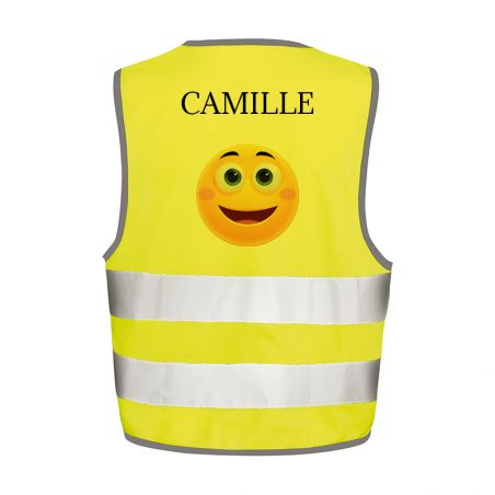 Personalized yellow safety vest | Child