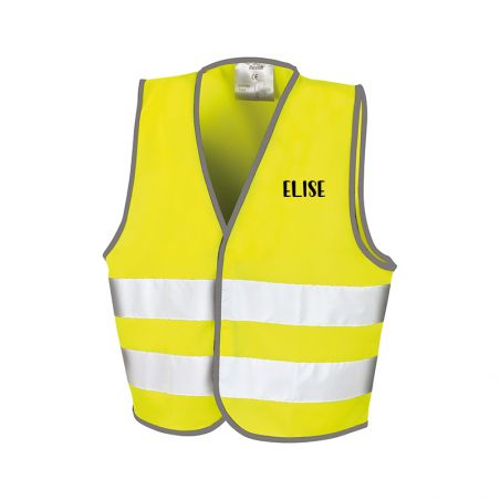 Personalized yellow safety vest | Child