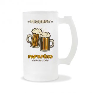 Tankard - Frosted beer glass · 500 mL · Customizable pint with text, photo or logo