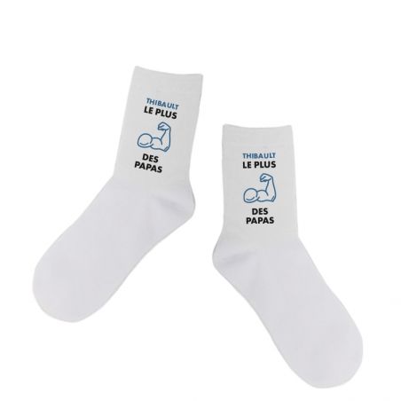 Chaussettes personnalisées Homme | Le plus fort des papas