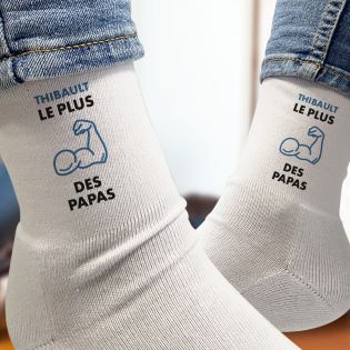 Men's personalized socks | The strongest dad