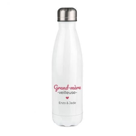 Bouteille isotherme personnalisable photo prénom logo - Inox, 50 cL - Personnalisé en France