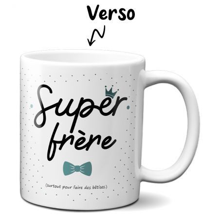 Mug en céramique blanc personnalisé avec Texte et Photo · Cadeau pratique pour amateur de café