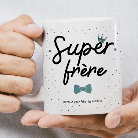 Mug en céramique blanc personnalisé avec Texte et Photo · Cadeau pratique pour amateur de café