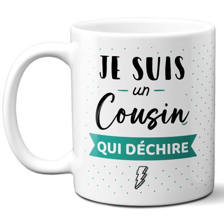 Mug en céramique blanc personnalisé avec Texte et Photo · Cadeau pratique pour amateur de café