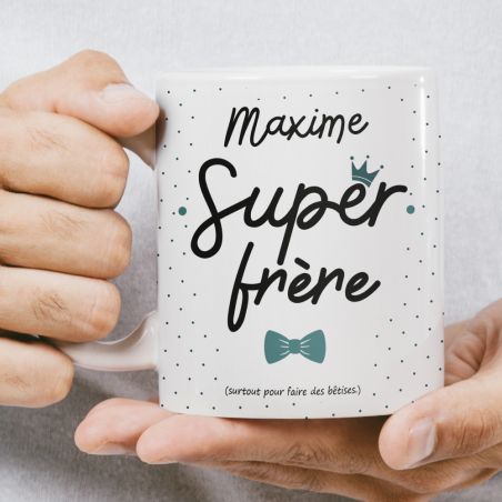 Mug Super Frère Personnalisable 