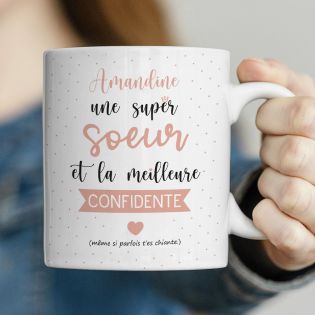 Mug Super Sœur Personnalisable 