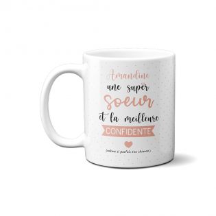 Mug Super Sœur Personnalisable 