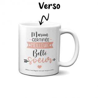 Certified Best Sister-in-law Customizable Mug