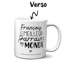 Mug Meilleur Parrain du Monde personnalisable