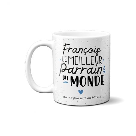 Mug Meilleur Parrain du Monde personnalisable