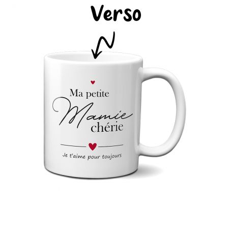 Mug ma petite mamie chérie Personnalisable