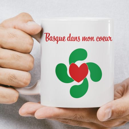 Mug en céramique blanc personnalisé avec Texte et Photo · Cadeau pratique pour amateur de café