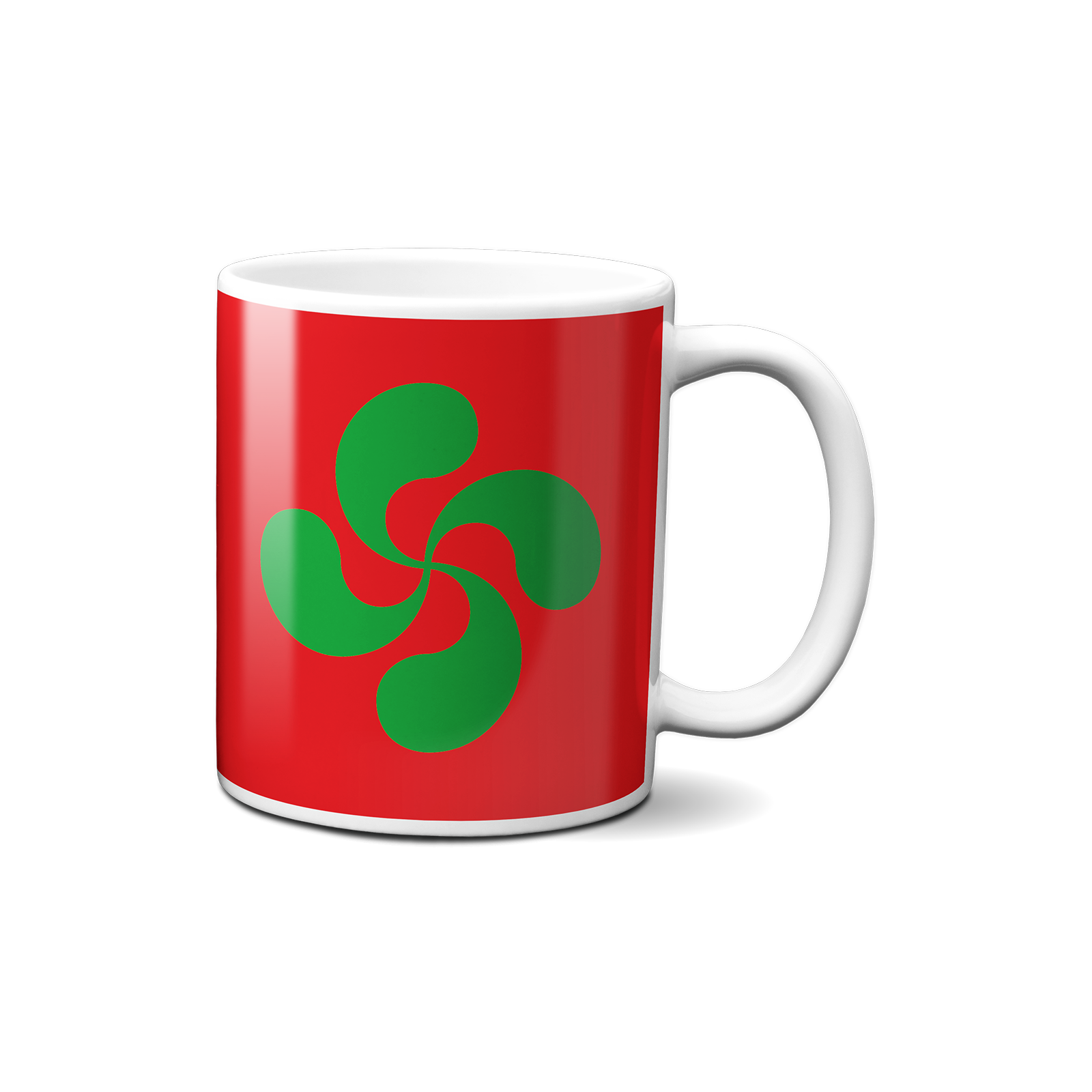 Mug Basque un jour Basque toujours - Tasse cadeau symbole Basque - 33 cL, Céramique - Imprimé en France