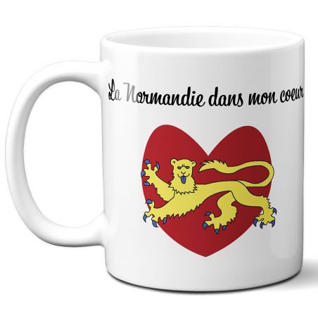 Mug en céramique blanc personnalisé avec Texte | Provençal de cœur