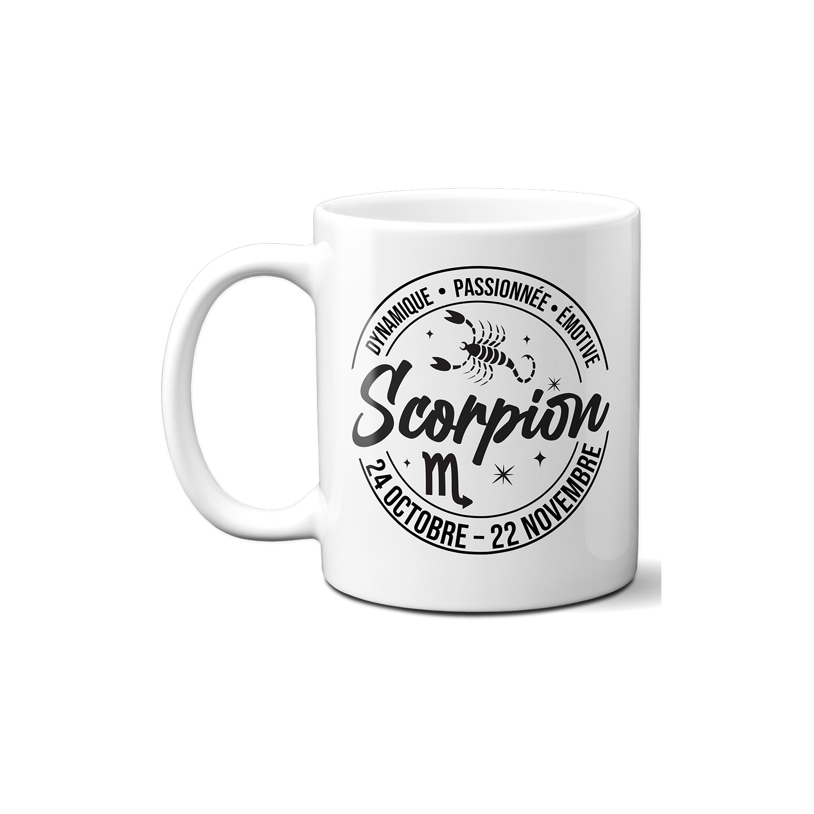 Mug signe astrologique Scorpion - 33 cl, céramique - Imprimé en France