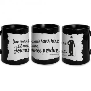 Mug citation Charlie Chaplin