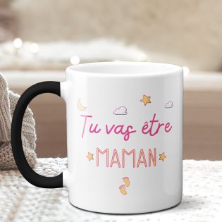 Mug Magique "tu vas être maman" - 33 cl, céramique - Imprimé en France