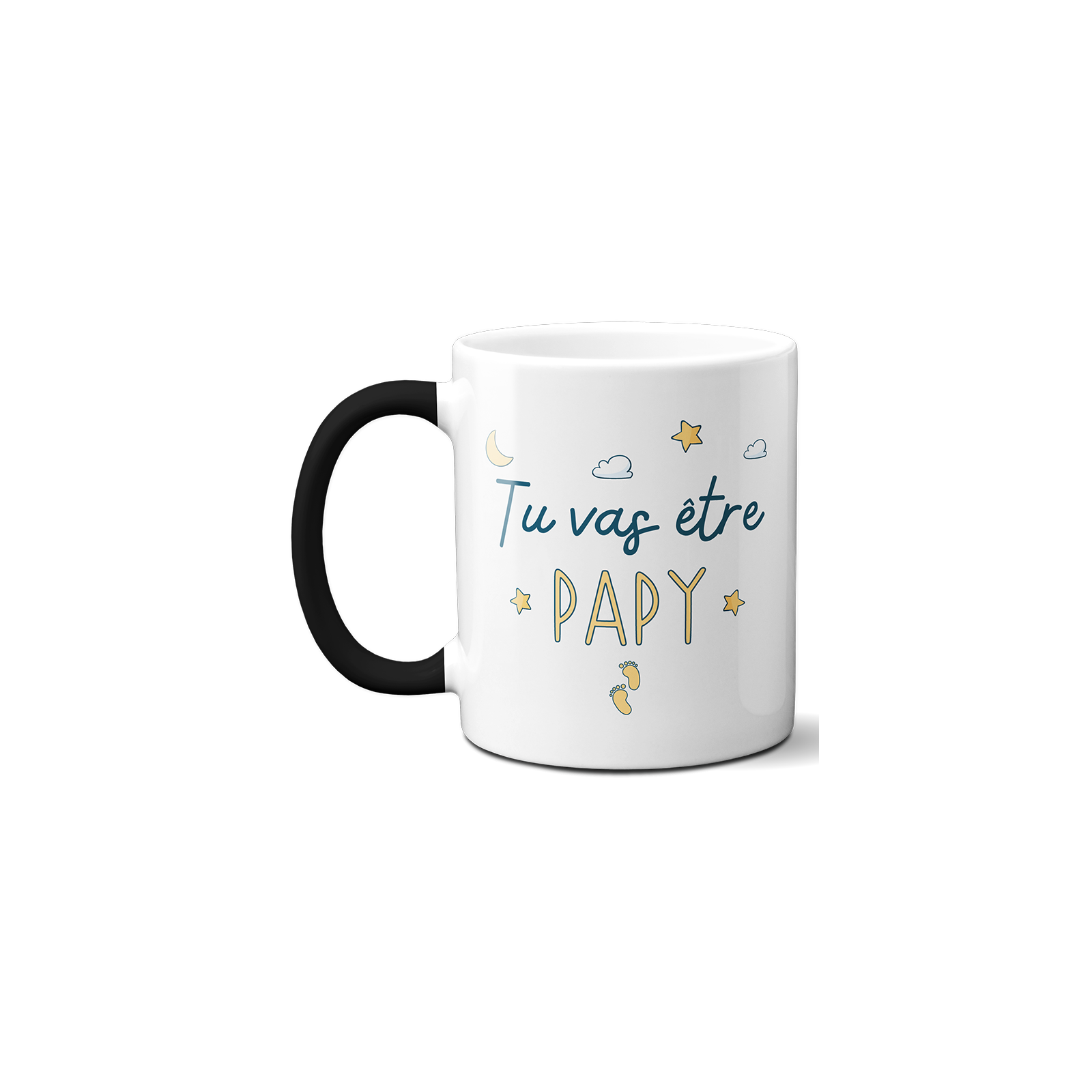 Mug Magique "tu vas être papy" - 33 cl, céramique - Imprimé en France