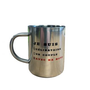 Mug Inox Motard - 33 cl