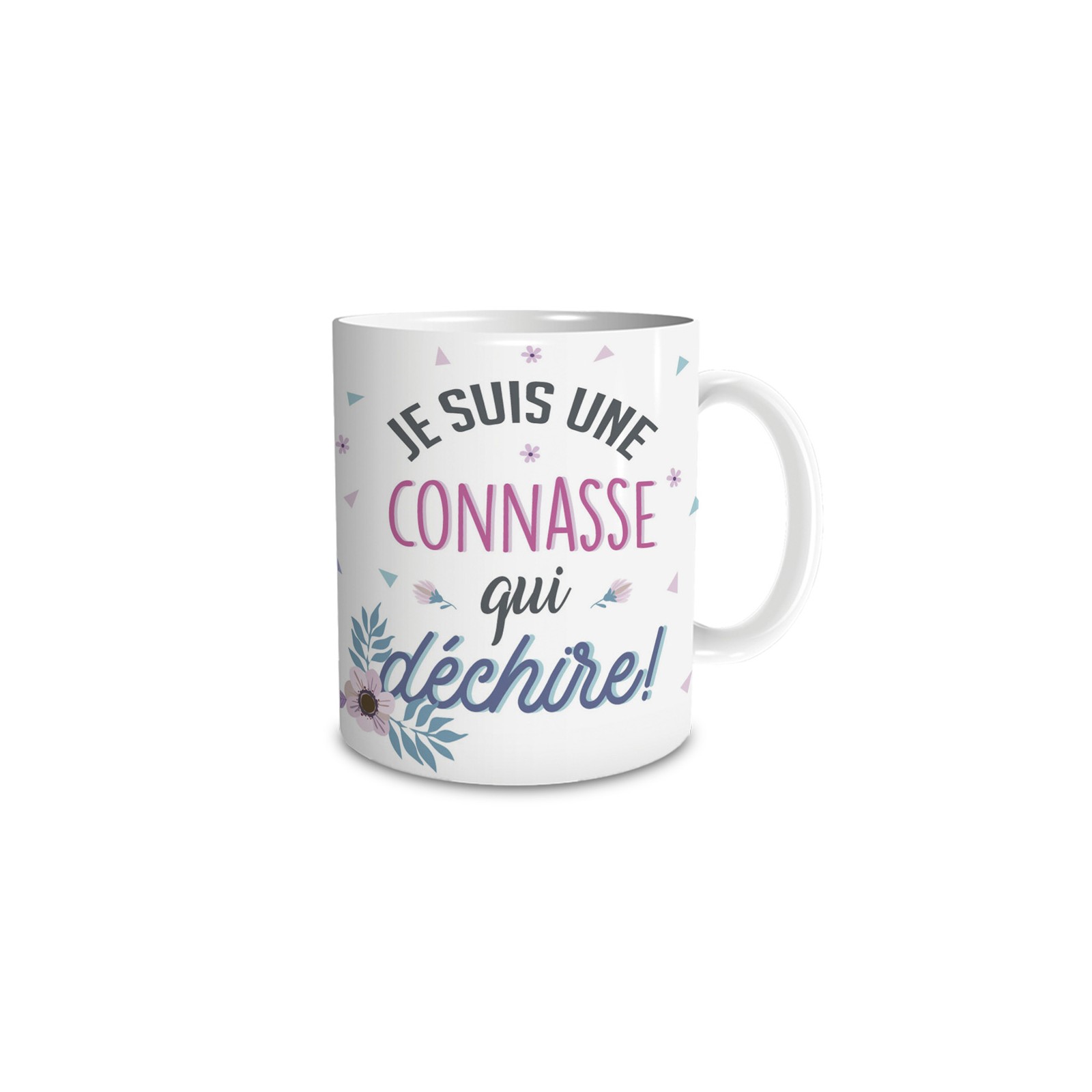 Mug humour "Je suis une conasse qui déchire" - 33 cl, céramique - Imprimé en France