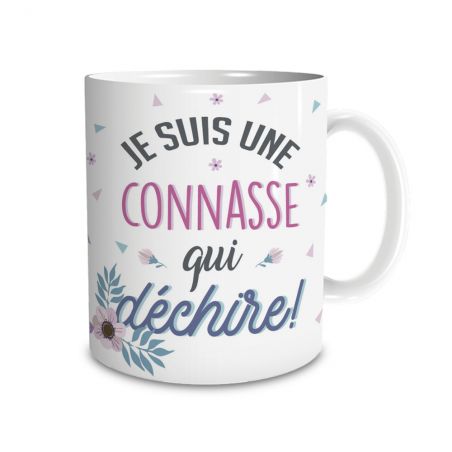 Mug humour Bonne humeur du matin - Ta gueule - Idée cadeau rigolo pour anniversaire - Tasse couple originale Noël 