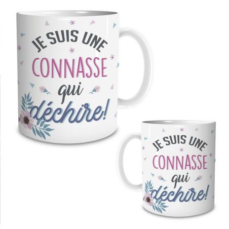 Mug humour Bonne humeur du matin - Ta gueule - Idée cadeau rigolo pour anniversaire - Tasse couple originale Noël 