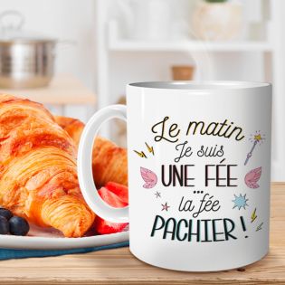 Mug humour Bonne humeur du matin - Ta gueule - Idée cadeau rigolo pour anniversaire - Tasse couple originale Noël 