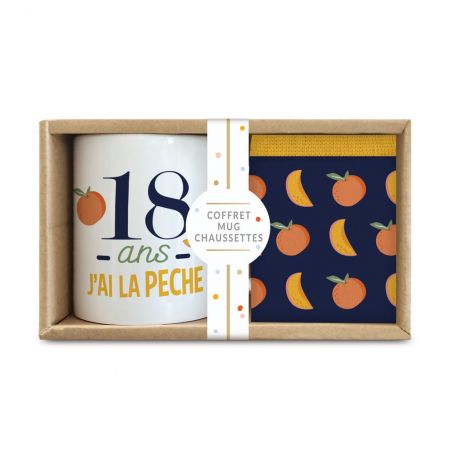 Coffret Mug Chaussettes Anniversaire Homme