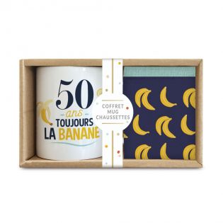 Coffret Mug Chaussettes Anniversaire Homme