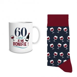 Coffret Mug Chaussettes Anniversaire Homme