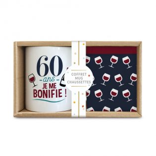 Coffret Mug Chaussettes Anniversaire Homme